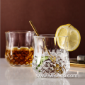 embossed drinking tumbler wine glass